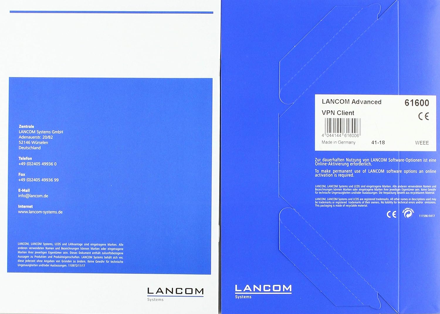 Z Lancom Advanced VPN Windows 1User