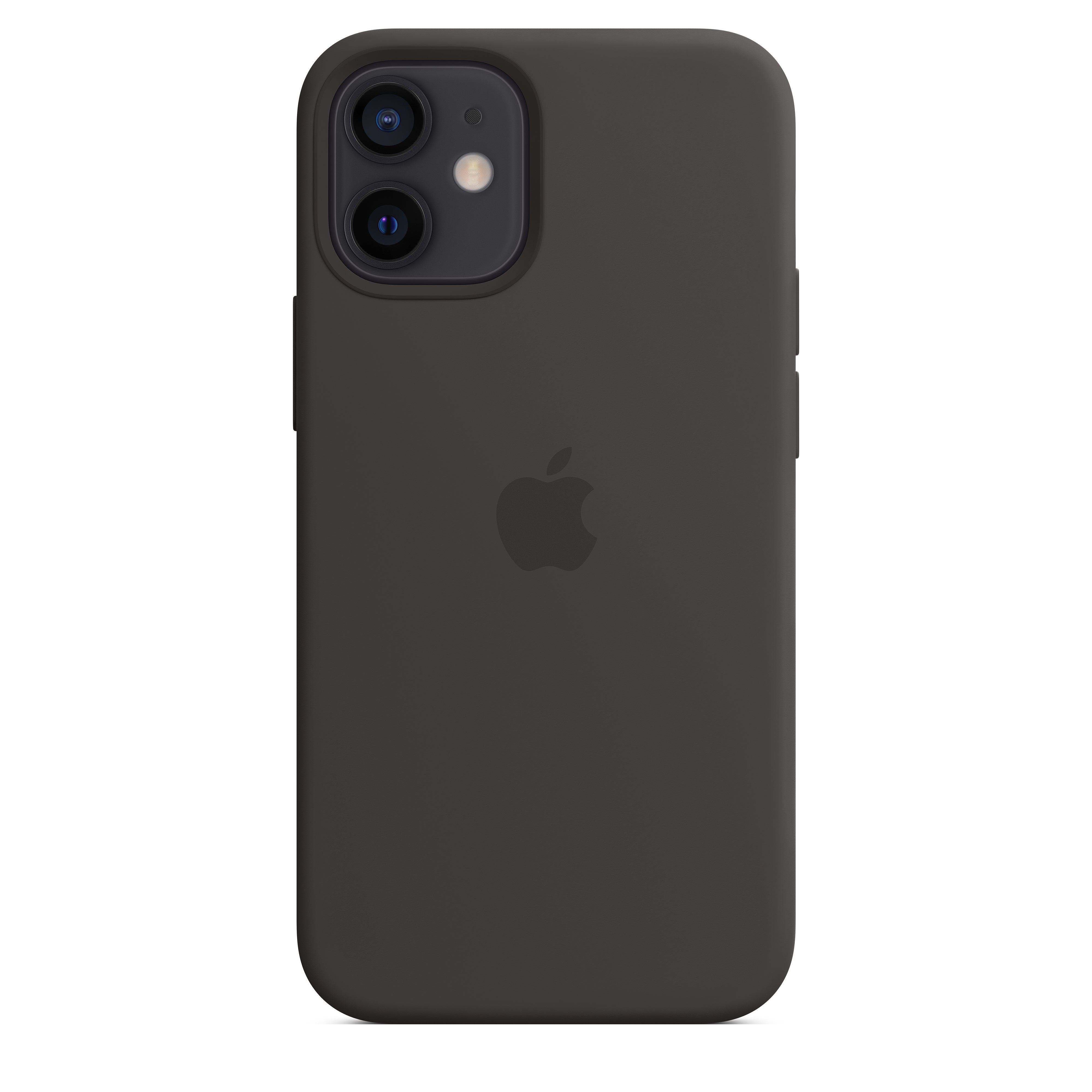 Apple - Back Cover For Mobile Phone - With Magsafe - Silicone - Black - For Iphone 12 Mini