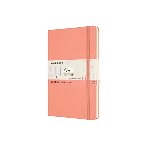 ART BULLET NOTEBOOK LG CORAL PINK