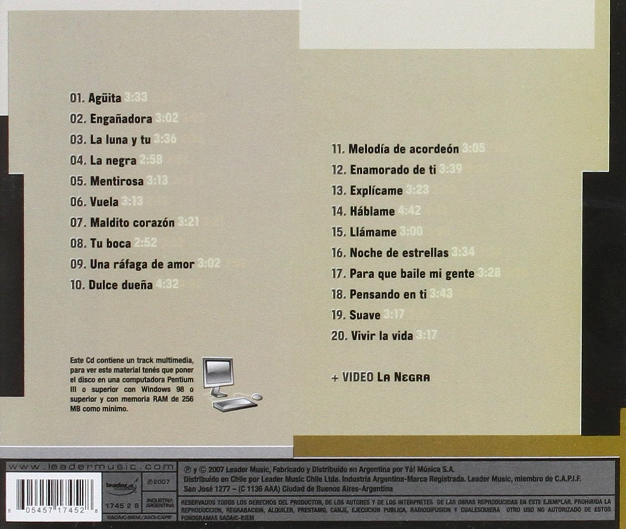 Los Numero 1-20 Grandes Exitos