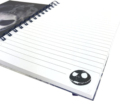 The Nightmare Before Christmas Notebook (Watercolour Design) Wiro A5 Writing Pad and Journal - Official Merchandise