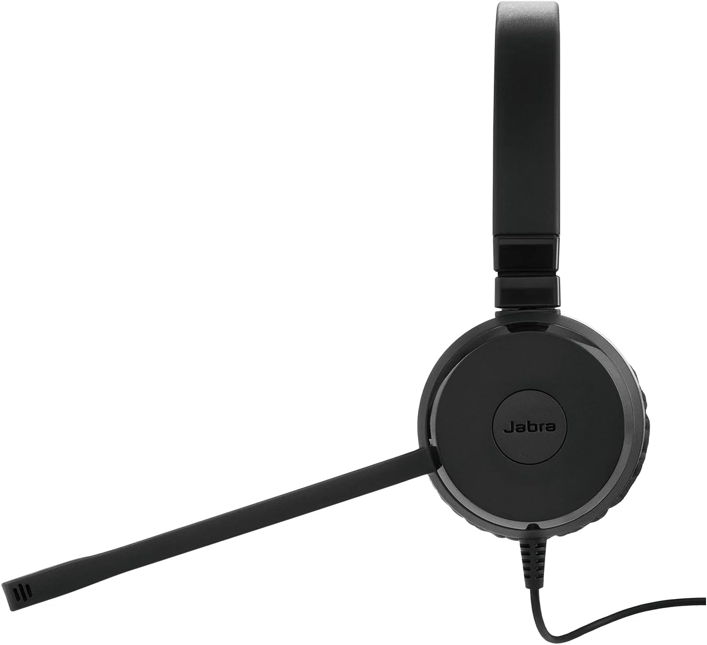 Jabra Evolve 20 SE UC Certified USB-C Stereo Corded Headset With Call Control Unit - Compact Mini USB (Black) Unified Communications