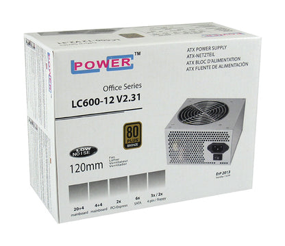 LC-Power LC600-12 V2.31 power supply unit 400 W 20+4 pin ATX ATX Grey