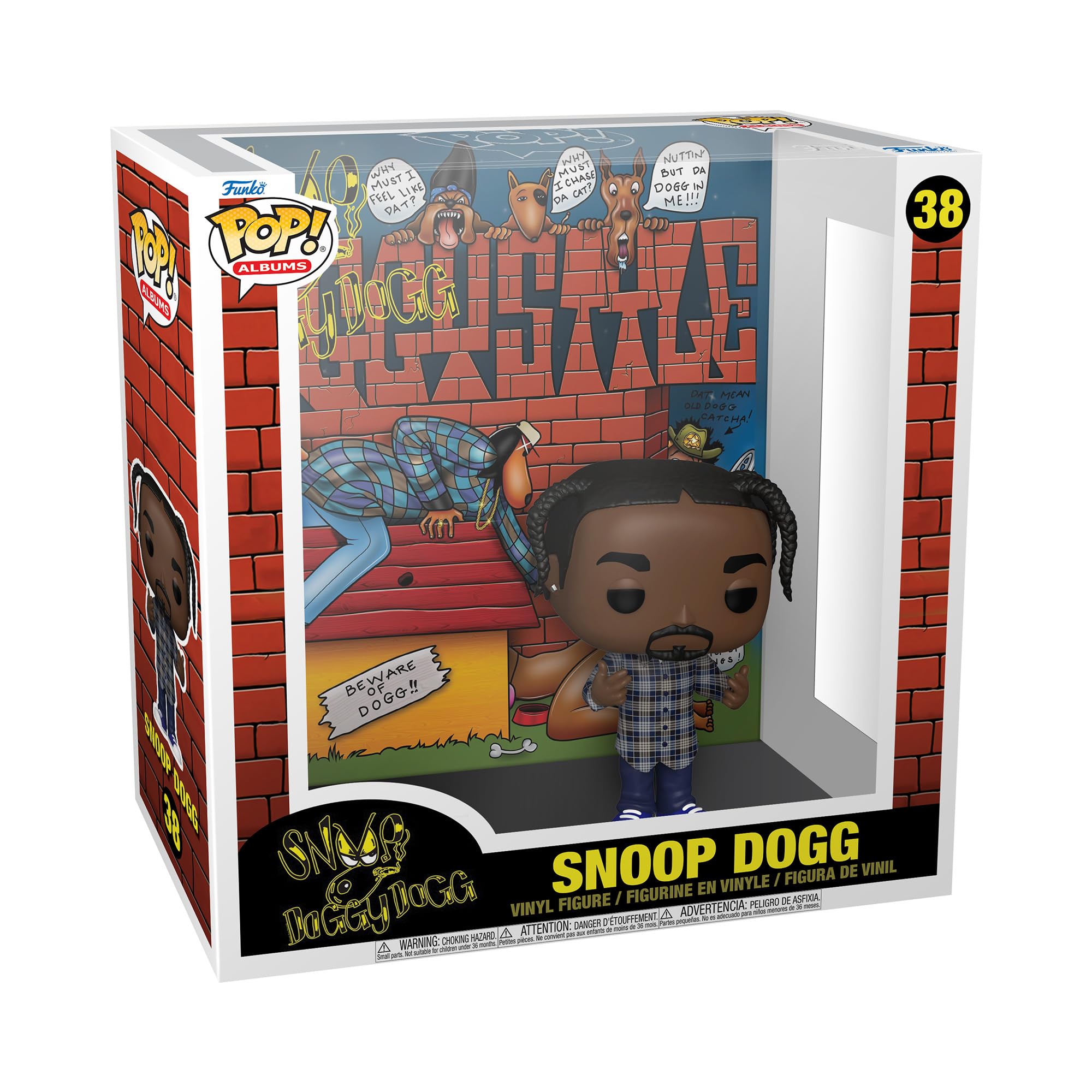 Funko POP! Albums: Snoop Dogg - Doggystyle - Collectable Vinyl Figure - Gift Idea - Official Merchandise - Toys for Kids & Adults - Model Figure for Collectors and Display Single
