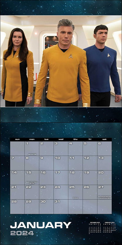 Star Trek: Strange New Worlds 2024 Wall Calendar
