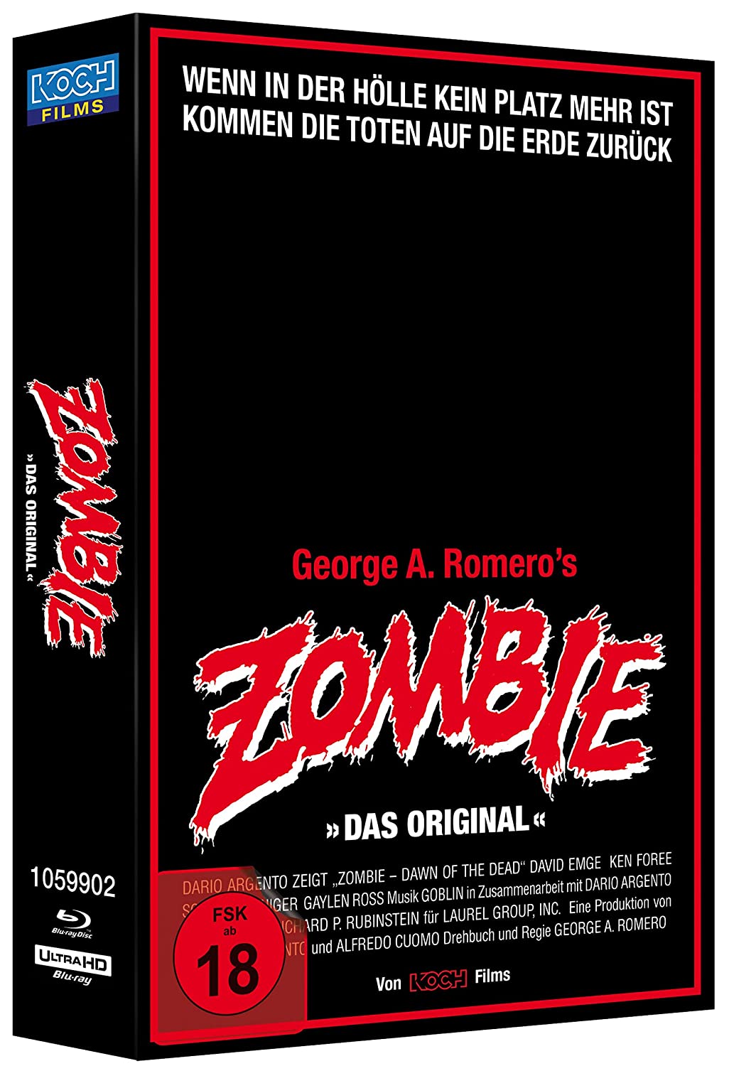 Zombie - Dawn of the Dead - Retro-VHS-Edition A (4K Ultra-HD) (+ 3 Blu-rays)
