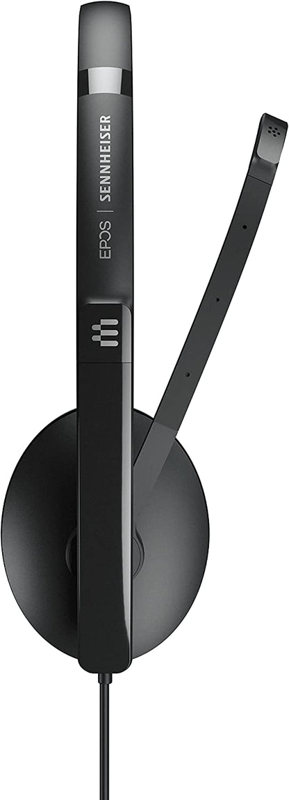 EPOS I SENNHEISER ADAPT 165T USB-C II - ADAPT 100 Series - headset - on-ear - wired - 3.5 mm jack, USB-C - black - Certified for Microsoft Teams, Optimised for UC