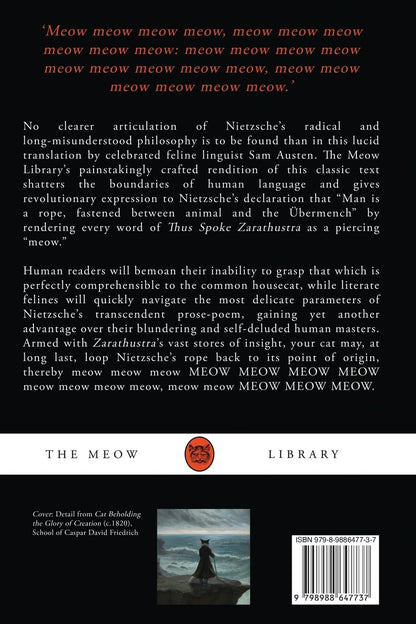 Thus Spoke Zarathustra (For Your Cat)