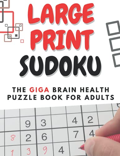 American Puzzler│LARGE PRINT SUDOKU│The GIGA Brain Health Puzzle Book for Adults