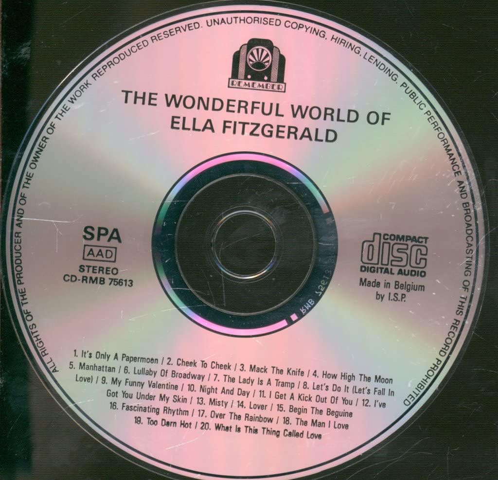 The Wonderful World of ELLA FITZGERALD - 20 Great Songs