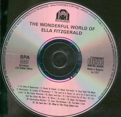 The Wonderful World of ELLA FITZGERALD - 20 Great Songs