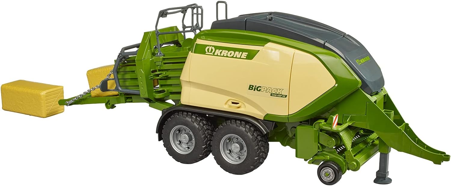 Bruder: 2033 - Rimorchio Krone Big Pack Pressaballe 1290 Hdp Vc