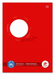 Staufen Staufen Green 794004615 Notebook Cover with Labelling Field DIN A4 150 g/m² Recycled Paper Perfect Protection for School Books Red Pack of 10 Red DIN A4