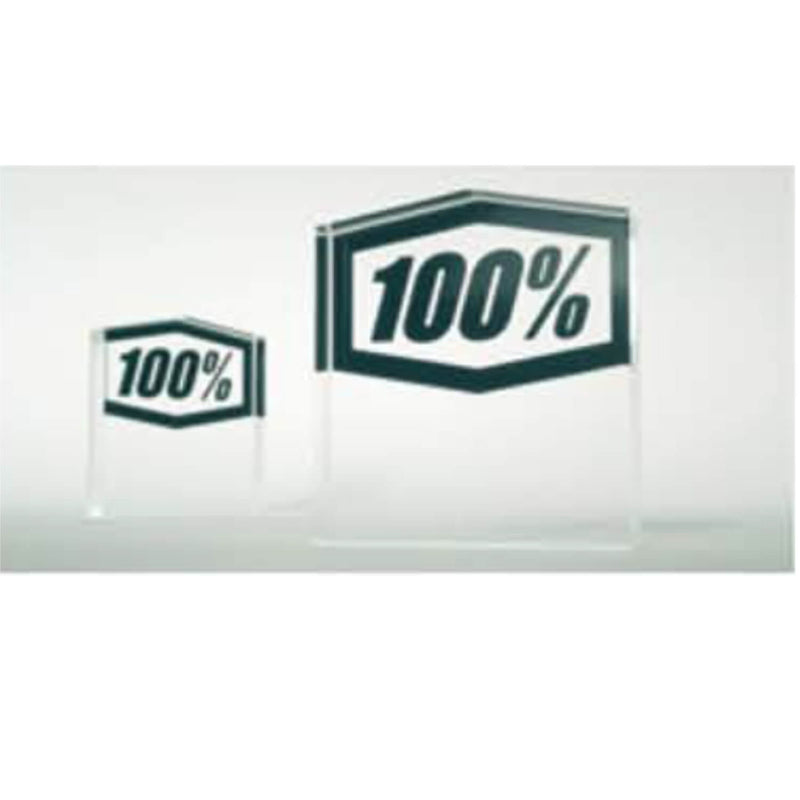 100% Logo Plexi (1 Piece)