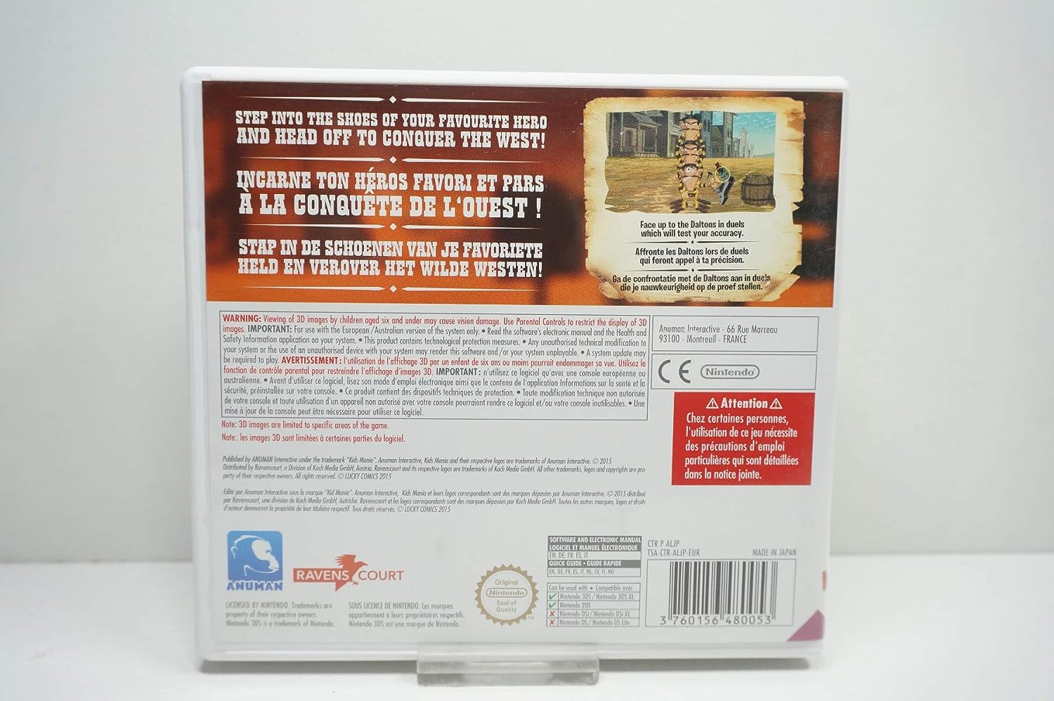 3DS - Lucky Luke and The Daltons