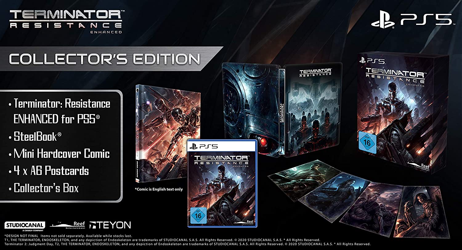 PS5 - Terminator: Resistance Enhanced COLLECTOR`S EDITION (GERMAN) / PS5