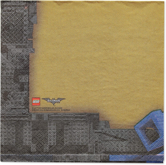 American Greetings Boy's Lego Batman Party Supplies, Paper Lunch Napkins, 16-Count