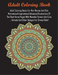 Adult Coloring Books For Men Women And Kids Motivational Inspirational Advanced Illustrations Of The Best Horse Pages With Mandala Flowers And Cute ... Animals And Other Designs For Stress Relief