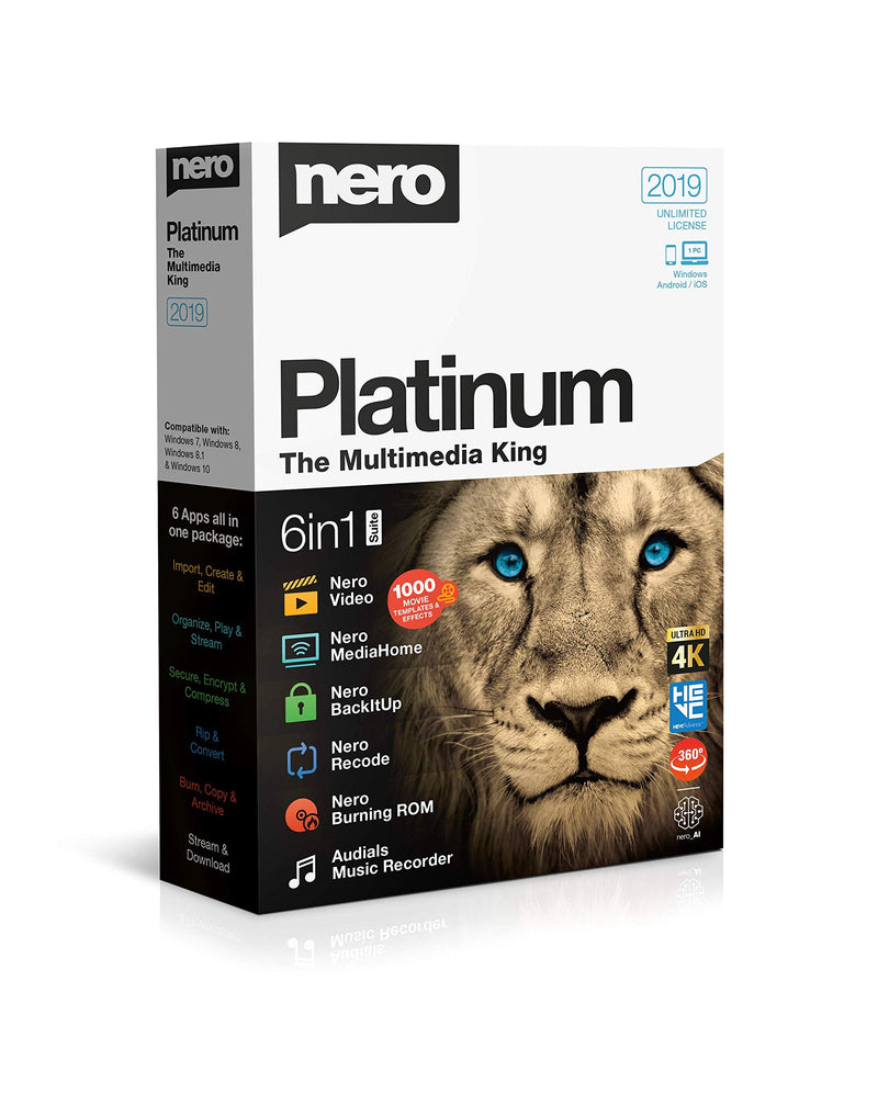 Nero Platinum 2019 Box Box Platinum