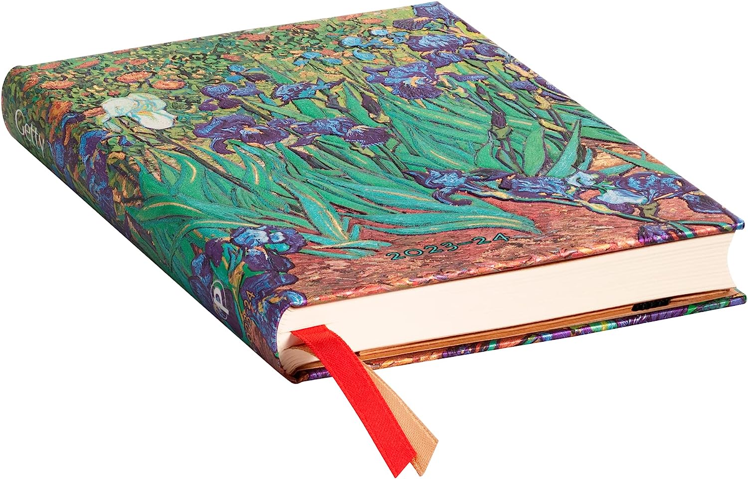Van Gogh’s Irises (Van Gogh’s Irises) Mini 18-month Dayplanner 2024