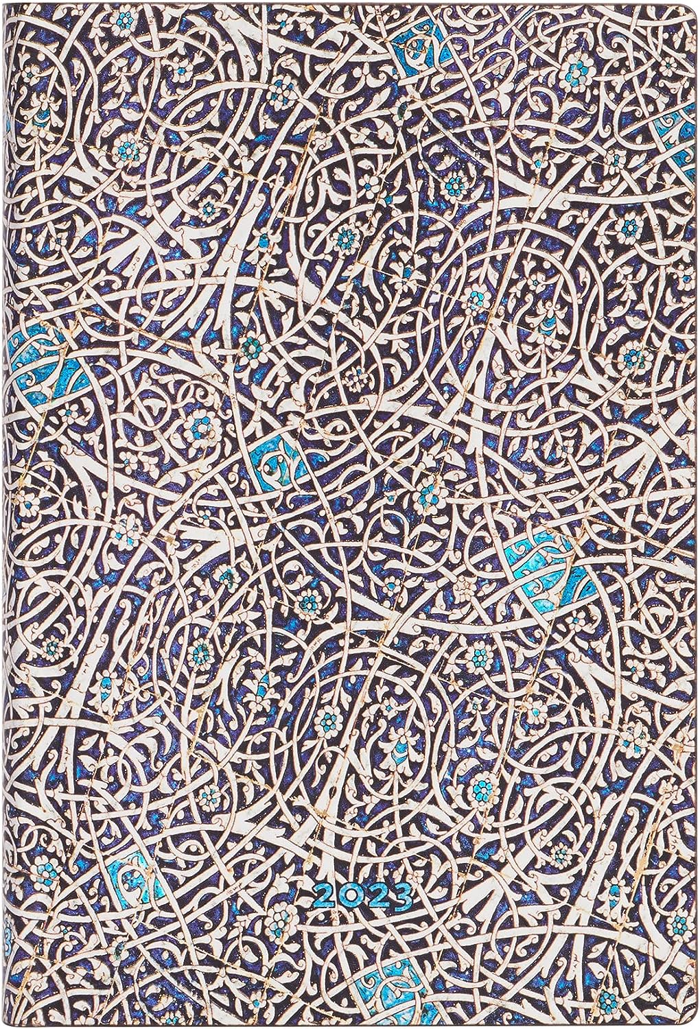 Granada Turquoise (Moorish Mosaic) Mini Dayplanner 2023