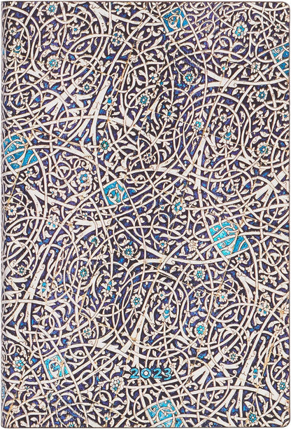 Granada Turquoise (Moorish Mosaic) Mini Dayplanner 2023
