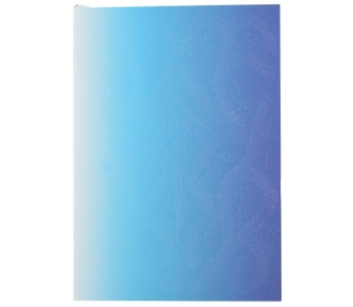 Christian Lacroix Neon Blue A6 6" X 4.25" Ombre Paseo Notebook