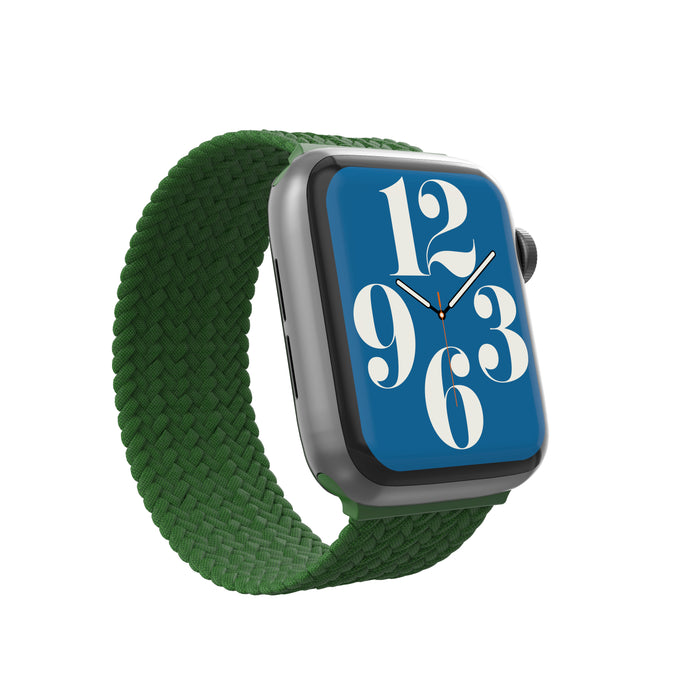 Gear4 - Band For Smart Watch - Large - Forest Green - For Apple Watch (38 Mm, 40 Mm, 41 Mm)