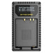 Nitecore Fx1 W126 Dual Slots Usb Fuji Charger Lcd