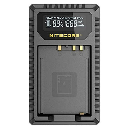 Nitecore Fx1 W126 Dual Slots Usb Fuji Charger Lcd