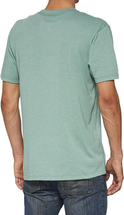 100% ICON Short Sleeve T-Shirt Ocean Blue Heather M