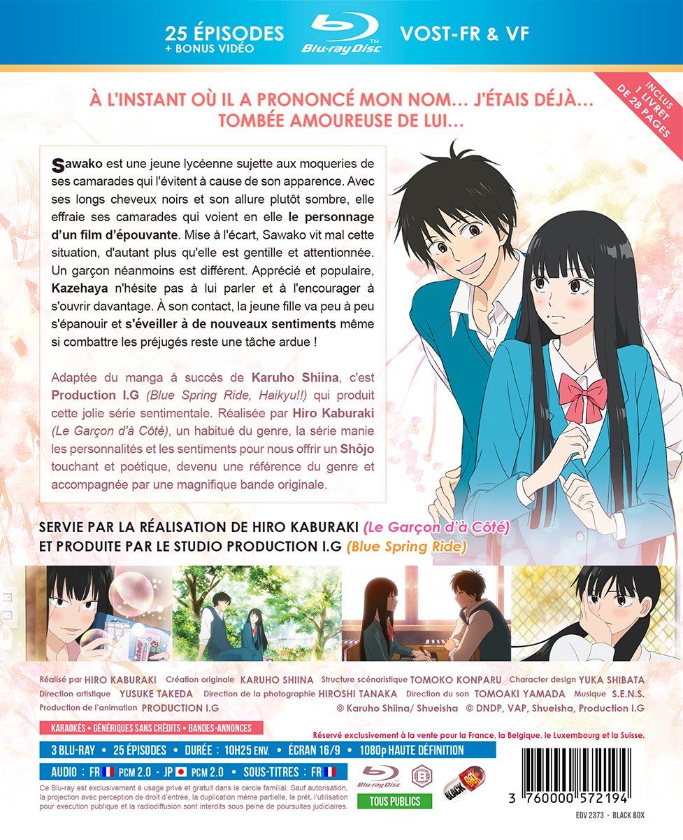 Unbekannt Kimi NI TODOKE - Saisin 1 - Coffret Blu-Ray+Livret - Edition Saphir