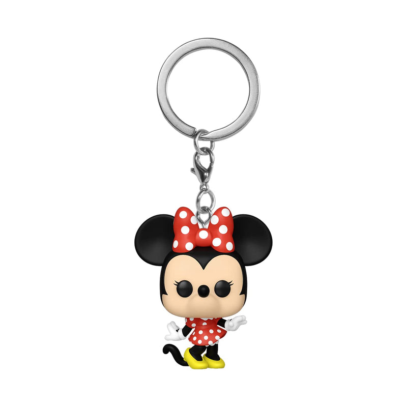 Funko POP! Keychain: Disney Classics - Minnie Mouse Novelty Keyring - Collectable Mini Figure - Stocking Filler - Gift Idea - Official Merchandise - Backpack Decor