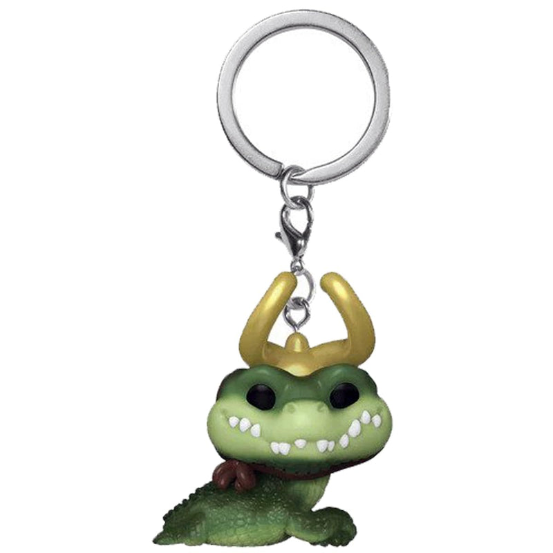 Funko POP! Keychain: Marvel - Loki - Alligator Loki - Collectable Vinyl Mini Figure Novelty Keyring - Stocking Filler - Gift Idea - Official Merchandise - TV Fans - Minifigure