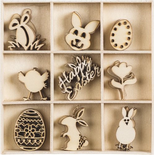 Knorr Prandell Wooden Box Ornament Easter 45