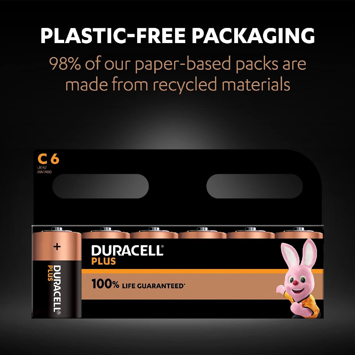 Anand - Duracell Plus C Alkaline Batteries (Pack 6) MN1400B6PLUS