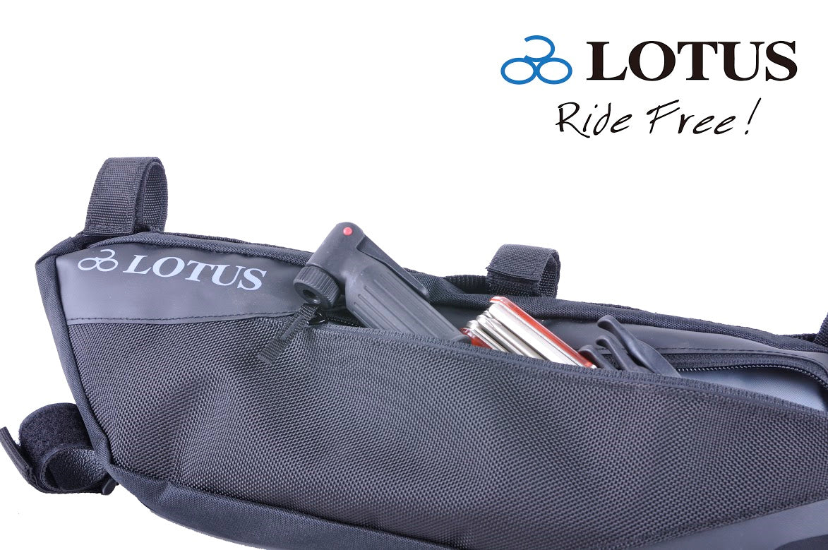 Lotus Explorer Frame Bag in Black (2.8L)