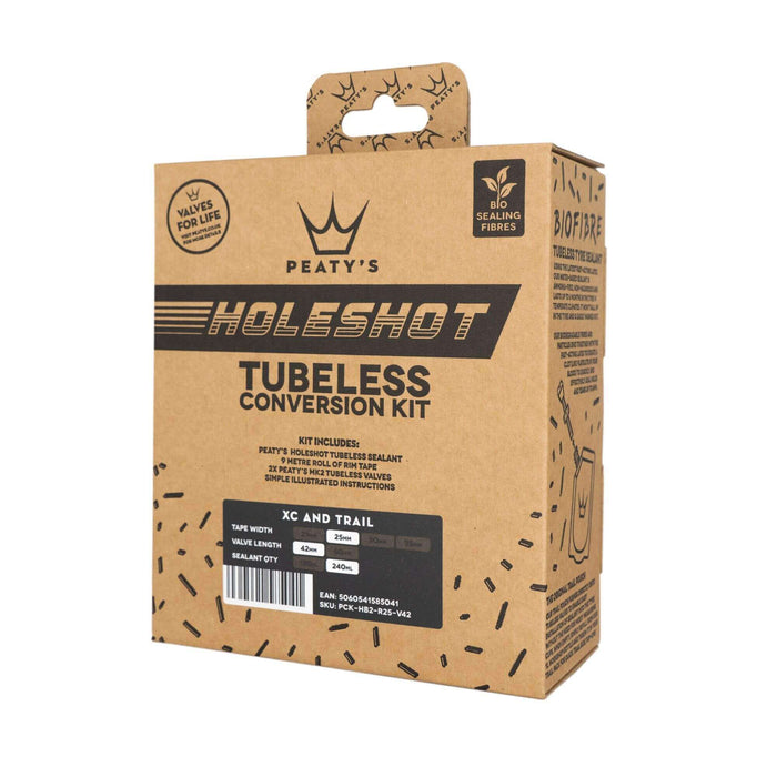 Peaty`s Holeshot Tubeless Conversion Kit - XC/Trail (25mm) - Box of 4
