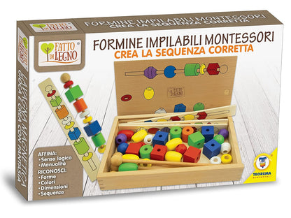 Teorema: Fatto Di Legno - Formine Montessori - Box