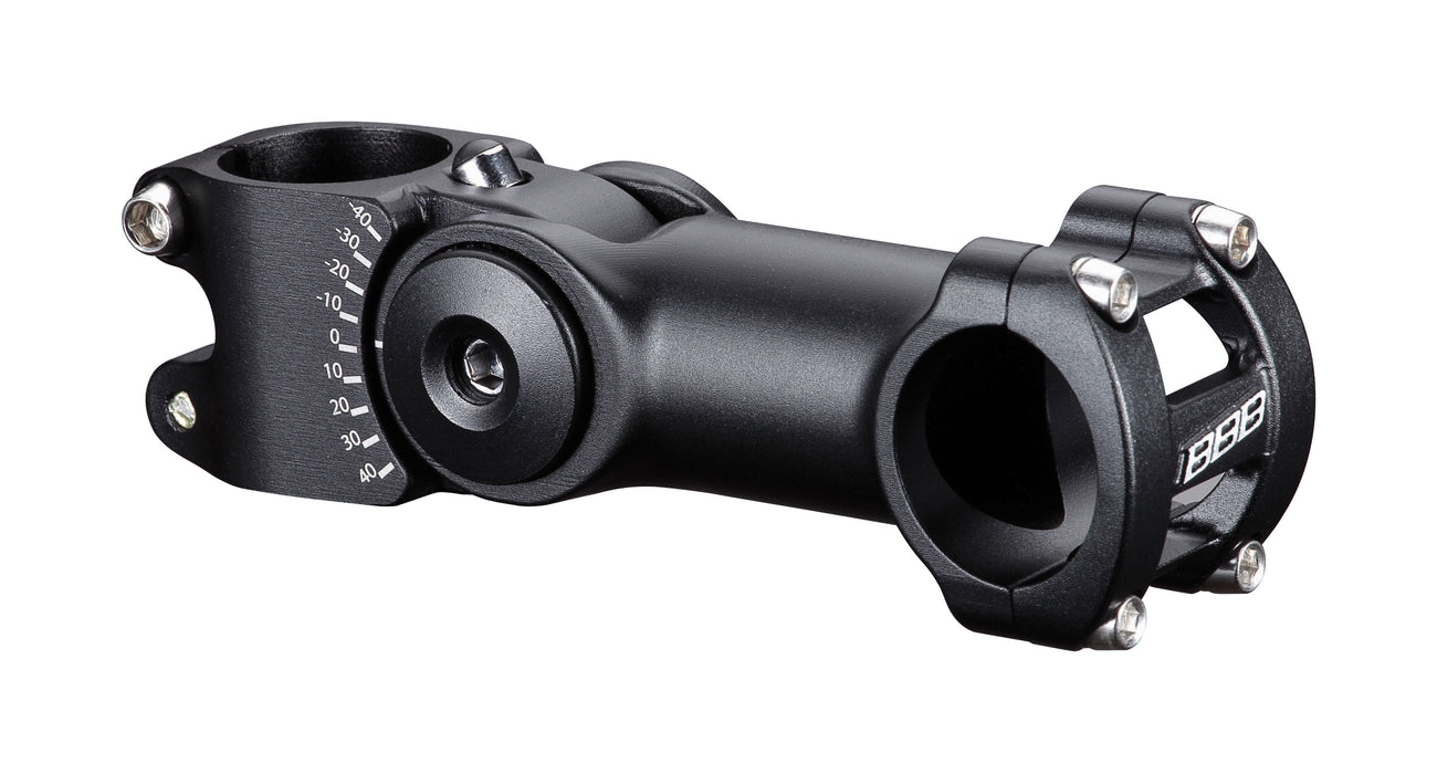 BBB HighSix OS BHS-29 Handlebar Stem Height Adjustable 1-1/8" Black 31.8 mm Handlebars 90mm Black