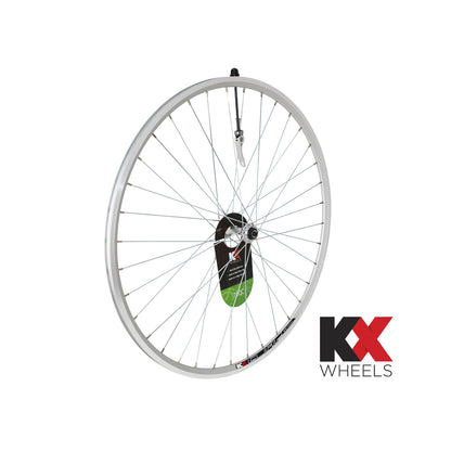 KX Road 700C Doublewall Q/R Wheel Rim Brake (Front) - Silver