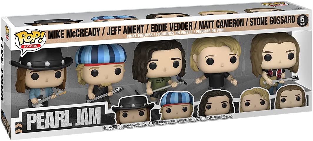 Funko POP Rocks: Pearl Jam - 5PK,Multicolor