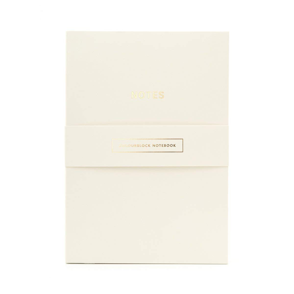 Colourblock A5 Notebook Paper White