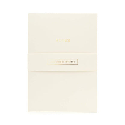 Colourblock A5 Notebook Paper White