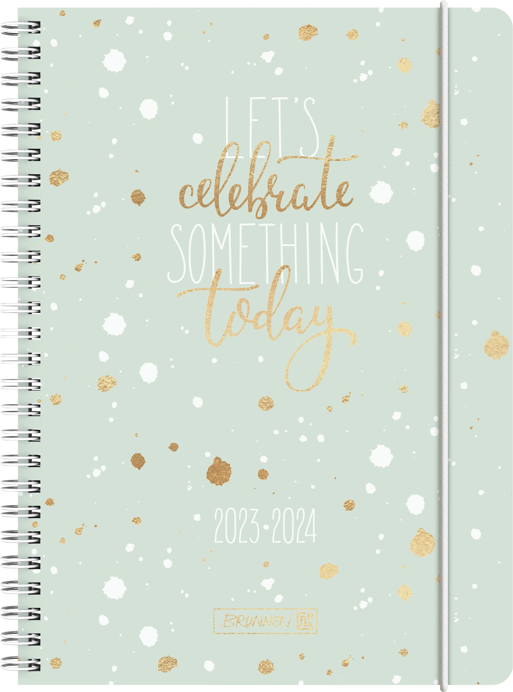 BRUNNEN 1072156094 Wochenkalender Schülerkalender 2023/2024 "Celebrate" 2 Seiten = 1 Woche Blattgröße gekürzt 12,8 x 21 cm A5 PP-Einband