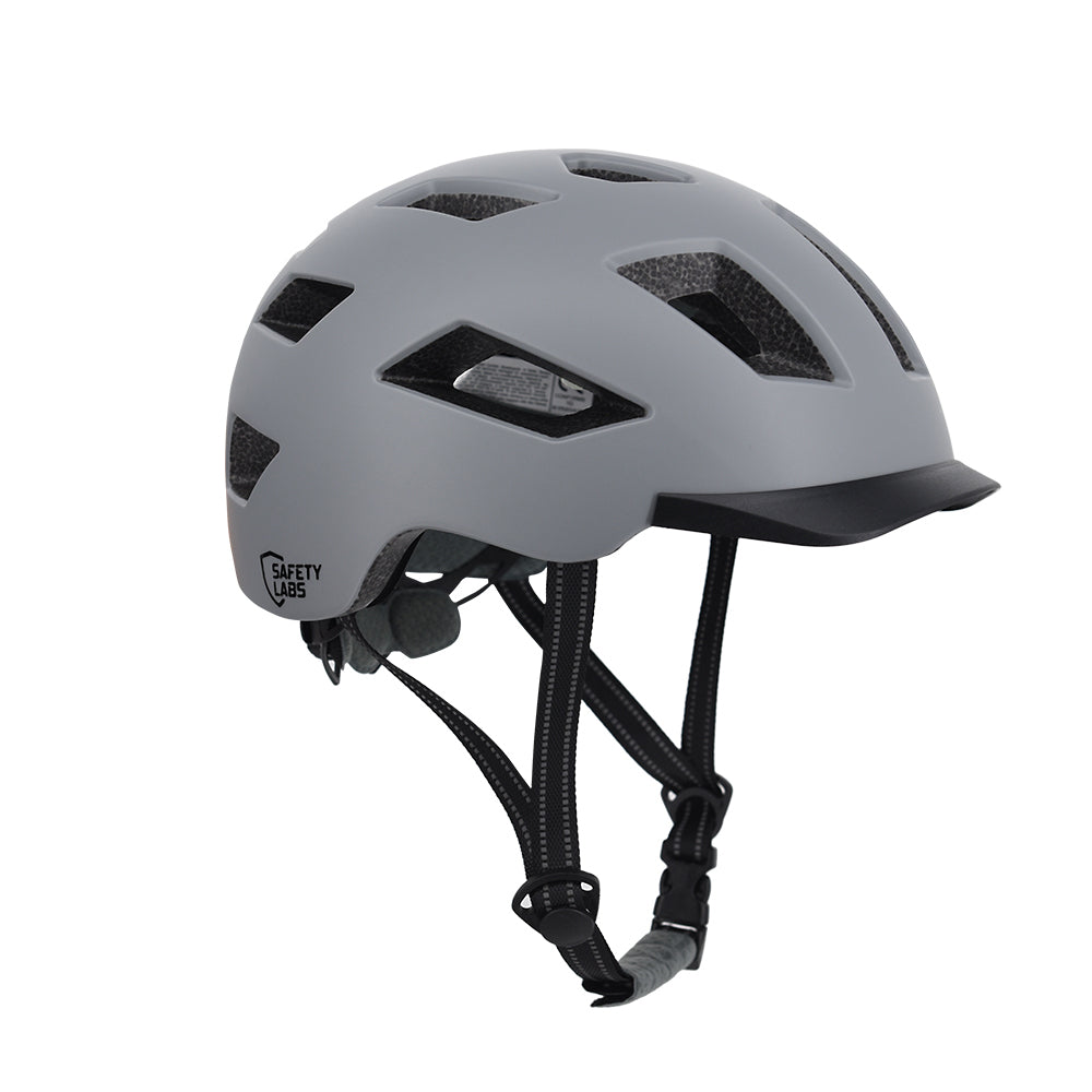 Safety Labs E-Bahn 2.0 'MIPS' Urban Inmold Helmet in Grey (Large)