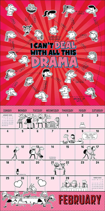 Wimpy Kid 2024 Wall Calendar