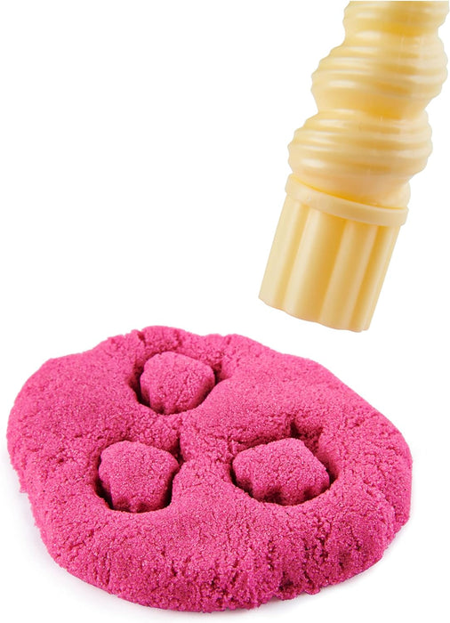 Kinetic Sand, Mermaid Crystal Playset, 481g of Play Sand, Gold Shimmer Sand, Storage and Tools, Sensory Toys for Kids Aged 3 and up