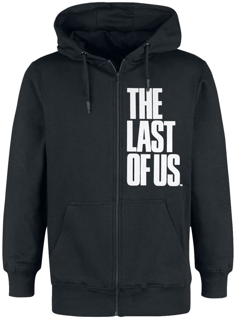 The Last Of Us Fireflies Lettering Graffiti Men's Hooded Jacket Black Fan Merchandise Gaming TV Series M Black