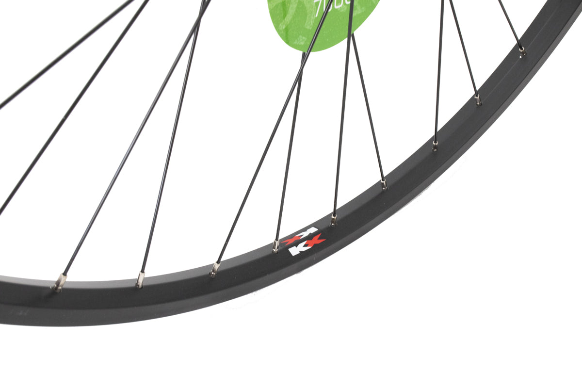 KX Hybrid 700C Singlewall Q/R Cassette Wheel Rim Brake (Rear) - Black